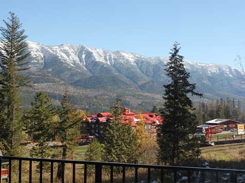 Landscape photo of snowy mountains